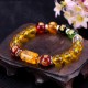 Citrine attracts wealth, and the God of Wealth brings good fortune and financial prosperity