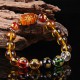 Citrine attracts wealth, and the God of Wealth brings good fortune and financial prosperity