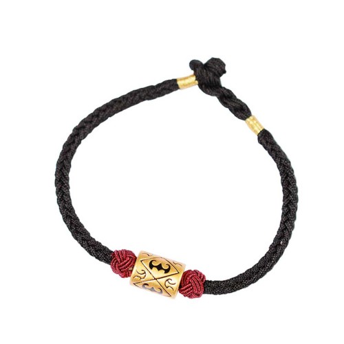 The red string provides good luck and protection against negative energy The red string provides good luck and protection against negative energy