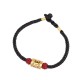 The red string provides good luck and protection against negative energy The red string provides good luck and protection against negative energy