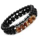 Agate and Hematite provide balancing and protective qualities, fostering stability