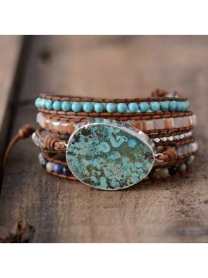 Blue Earth Jasper provides grounding, protection, and emotional stability