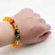 Citrine attracts wealth, and the God of Wealth brings good fortune and financial prosperity