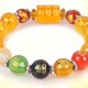 Citrine attracts wealth, and the God of Wealth brings good fortune and financial prosperity