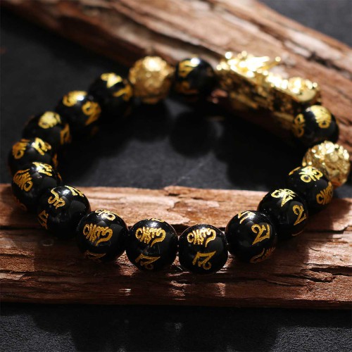 Black Obsidian protects, and Pixiu attracts wealth, prosperity, and good fortune Black Obsidian protects, and Pixiu attracts wealth, prosperity, and good fortune