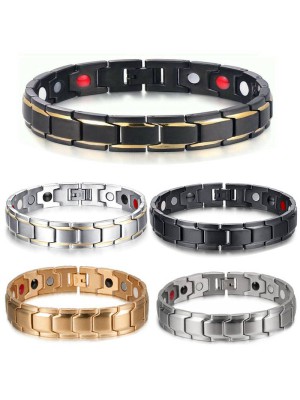 Titanium Steel and magnetic therapy promote healing, energy balance, and vitality