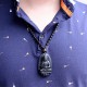 Black Obsidian Buddha Necklace for Protection - Negative Energy Blocking & Mental Clarity Black Obsidian Buddha Necklace for Protection - Negative Energy Blocking & Mental Clarity