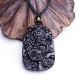 Obsidian Dragon Success Necklace - Career Breakthrough & Authority Ascension