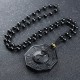 Yin and Yang Black Obsidian Positivity Necklace - Life Balance & Confidence Boost Yin and Yang Black Obsidian Positivity Necklace - Life Balance & Confidence Boost