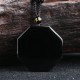 Yin and Yang Black Obsidian Positivity Necklace - Life Balance & Confidence Boost Yin and Yang Black Obsidian Positivity Necklace - Life Balance & Confidence Boost