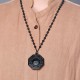 Yin and Yang Black Obsidian Positivity Necklace - Life Balance & Confidence Boost Yin and Yang Black Obsidian Positivity Necklace - Life Balance & Confidence Boost