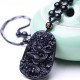 Obsidian Dragon Success Necklace - Career Breakthrough & Authority Ascension