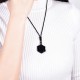 Six-Pointed Star Black Obsidian Protection Necklace - Evil Shield & Cosmic Harmony
