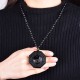 Yin and Yang Black Obsidian Positivity Necklace - Life Balance & Confidence Boost Yin and Yang Black Obsidian Positivity Necklace - Life Balance & Confidence Boost