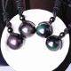 Rainbow Eye Obsidian Sphere Pendant Necklace - Psychic Protection & Emotional Stability Rainbow Eye Obsidian Sphere Pendant Necklace - Psychic Protection & Emotional Stability