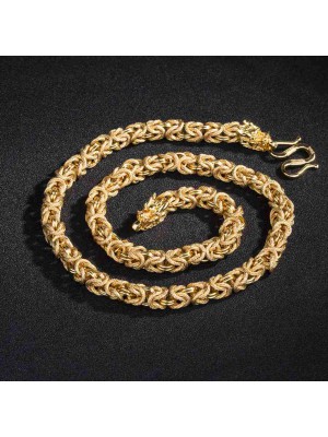 Gold Eternal Dragon Link Chain - Authority & Eternal Fortune