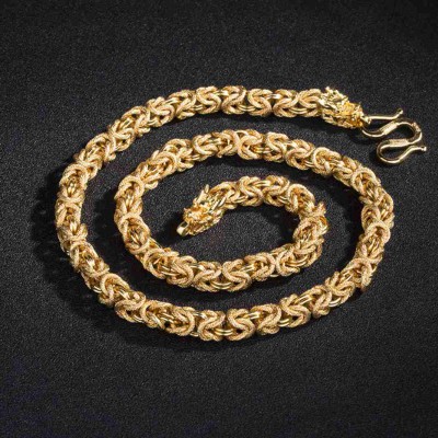 Gold Eternal Dragon Link Chain - Authority & Eternal Fortune