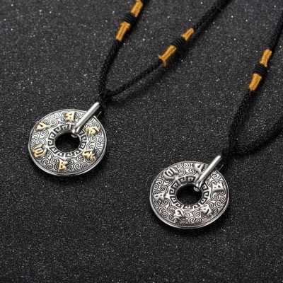 Tibetan Mani Mantra Necklace - Om Mani Padme Hum - Soul Elevation & Destiny Alignment