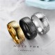 Heart Sutra Titanium Steel Ring