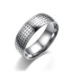 Heart Sutra Titanium Steel Ring