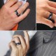 Heart Sutra Titanium Steel Ring