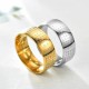 Heart Sutra Titanium Steel Ring