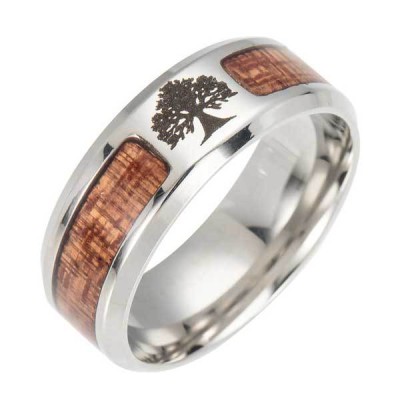 Tree of Life Wood Ring