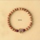 Cinnabar Peach Blossom Bracelet