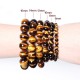 Natural Yellow Tiger's Eye Bracelet 8-20mm Natural Yellow Tiger's Eye Bracelet 8-20mm