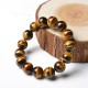 Natural Yellow Tiger's Eye Bracelet 8-20mm Natural Yellow Tiger's Eye Bracelet 8-20mm