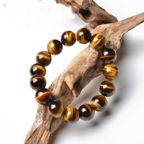 Natural Yellow Tiger's Eye Bracelet 8-20mm Natural Yellow Tiger's Eye Bracelet 8-20mm