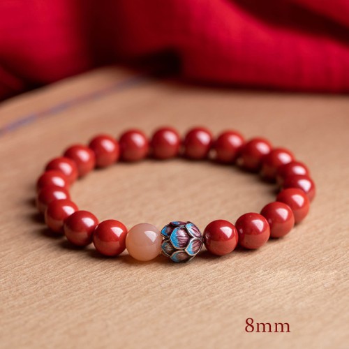 Purifying Heart Lotus Cinnabar Bracelet Purifying Heart Lotus Cinnabar Bracelet