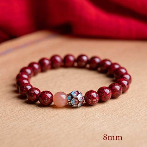 Purifying Heart Lotus Cinnabar Bracelet Purifying Heart Lotus Cinnabar Bracelet